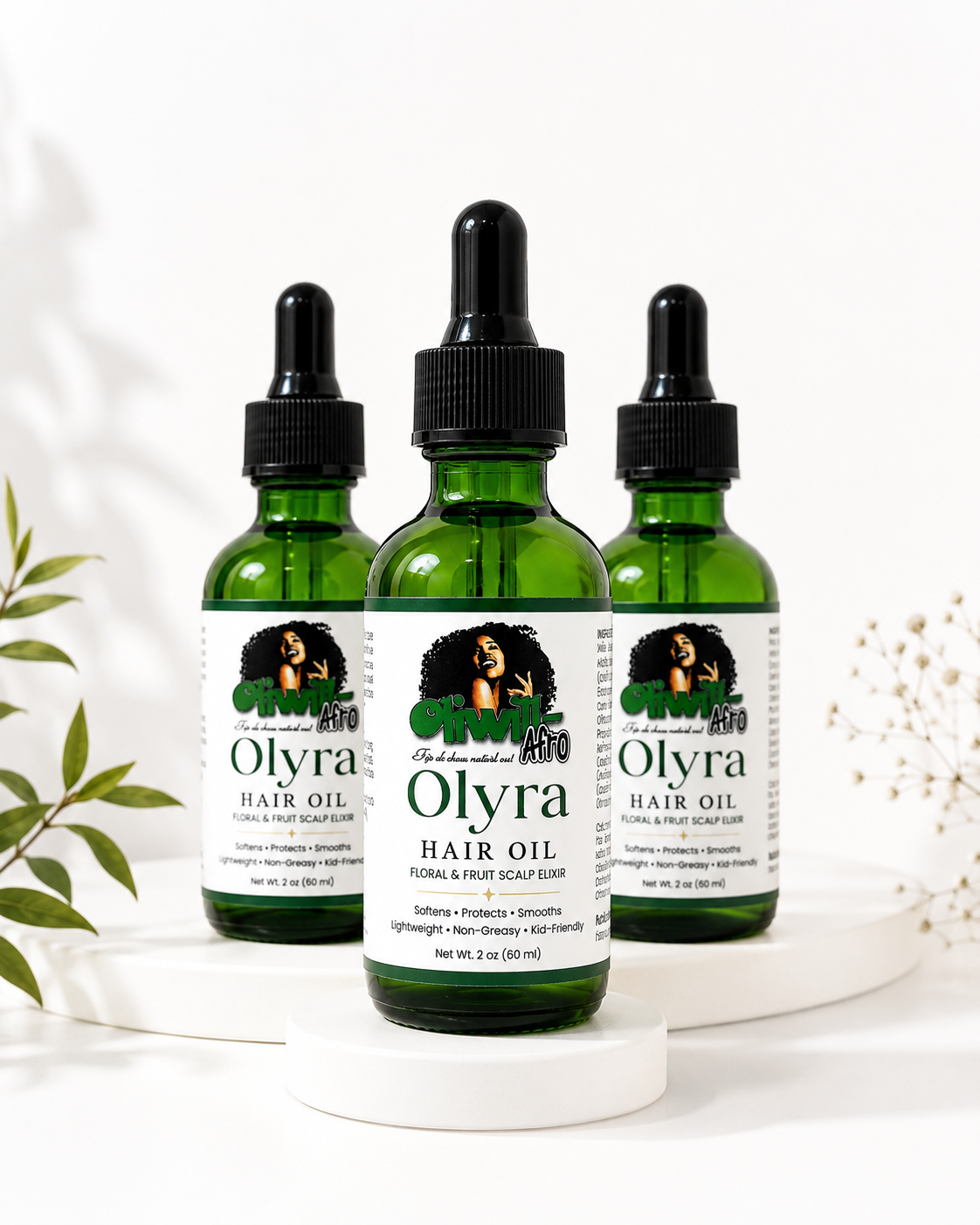 Trio OLYRA Hair Oil by OLIWILLAFRO